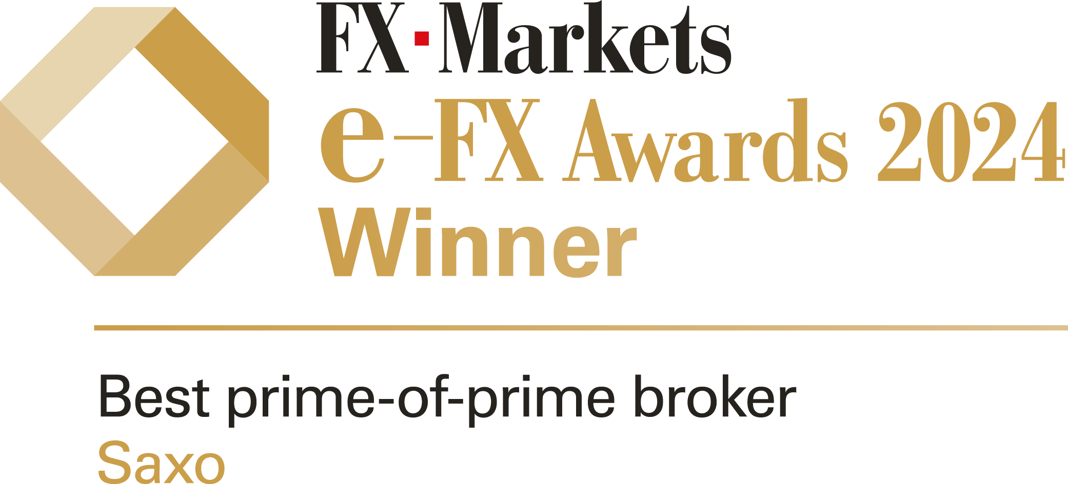 Best Prime-of-Prime Broker at the FX Markets e-FX Awards 2024